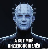  а вот мой яндекскошелёк