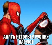  апять негоры у руских варуют