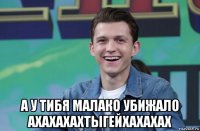  а у тибя малако убижало ахахахахтыгейхахахах