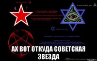  ах вот откуда советская звезда
