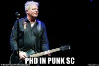  phd in punk sc