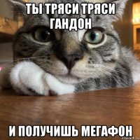 ты тряси тряси гандон и получишь мегафон