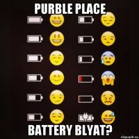 purble place battery blyat?