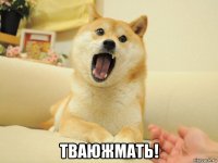  тваюжмать!