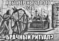 а вы уверены, что это и есть брачный ритуал?