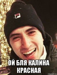  ой бля калина красная