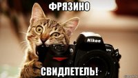 фрязино свидлетель!