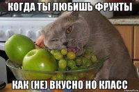 когда ты любишь фрукты как (не) вкусно но класс
