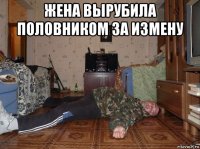 жена вырубила половником за измену 