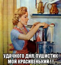  удачного дня, пушистик мой красивенький ! !