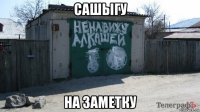 сашыгу на заметку