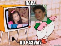 пара по разуму