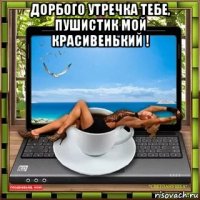 дорбого утречка тебе, пушистик мой красивенький ! 