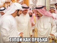  тупой как пробка