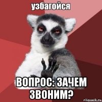  вопрос: зачем звоним?