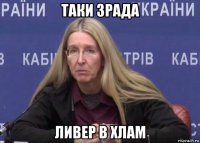 таки зрада ливер в хлам