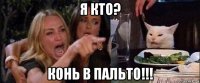 я кто? конь в пальто!!!