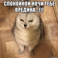 спокойной ночи тебе вредина...))) 