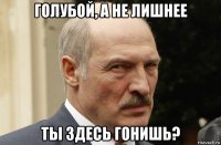 голубой, а не лишнее ты здесь гонишь?