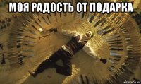 моя радость от подарка 