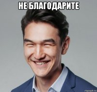 не благодарите 