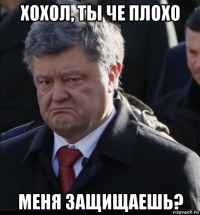 хохол, ты че плохо меня защищаешь?