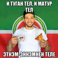 и туган тел, и матур тел эткэм-энкэмнен теле