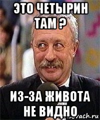 это четырин там ? из-за живота не видно