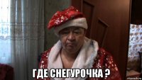  где снегурочка ?