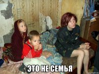  это не семья