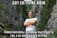 g0y.eu/ty-ne-odin гомосексуалы должны выглядеть так, а не как андрей петров