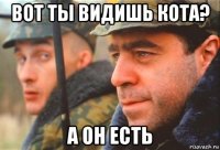вот ты видишь кота? а он есть