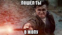 пошёл ты в жопу