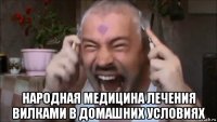  народная медицина лечения вилками в домашних условиях