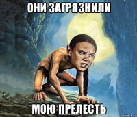 они загрязнили мою прелесть