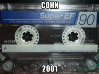 сони 2001