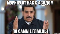 мурику от нас с асадом по самые гланды