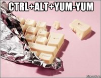 ctrl+alt+yum-yum 