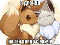 я дрочил на гей порно с райчу