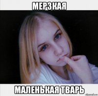 мерзкая маленькая тварь