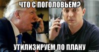 что с поголовьем? утилизируем по плану