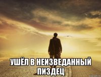  ушёл в неизведанный пиздец