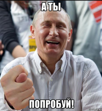 а ты попробуй!