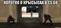 коротко о крысысах в cs go 