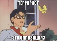 террорист это оппозиция?