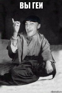 вы геи 