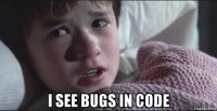  i see bugs in code