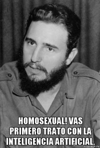  homosexual! vas primero trato con la inteligencia artificial.