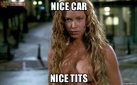 nice car nice tits