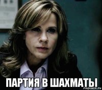  партия в шахматы